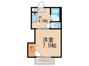 間取図 ニューフレグランス幸神