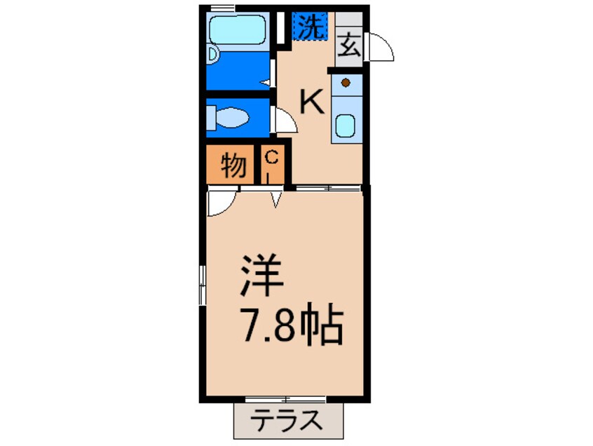 間取図 ニューフレグランス幸神