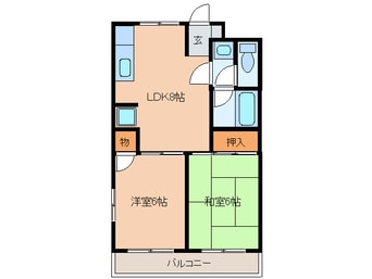 間取図 アーバニー大賀