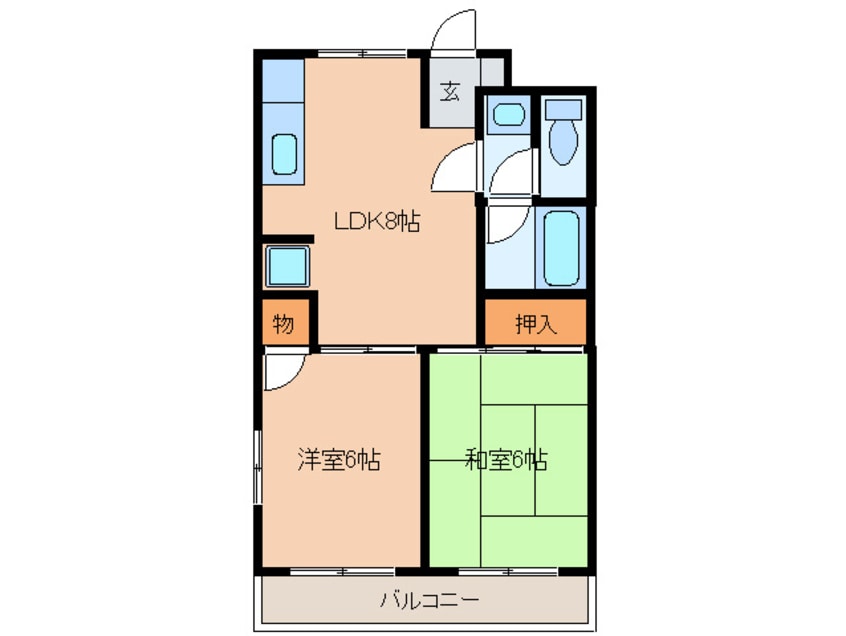 間取図 アーバニー大賀