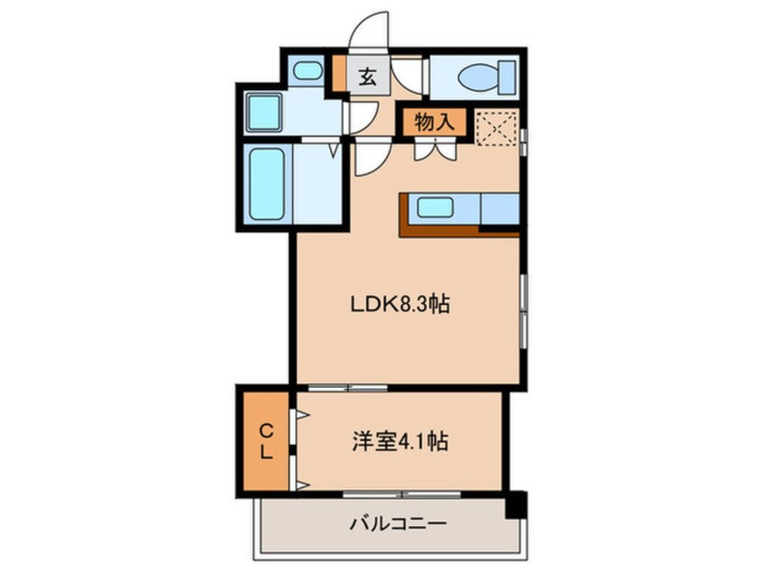 間取図 アース・フレンドリー大濠