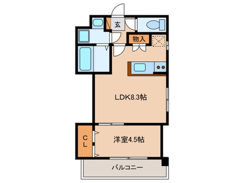 間取図 アース・フレンドリー大濠