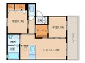 シャーメゾン谷町　A棟の間取図