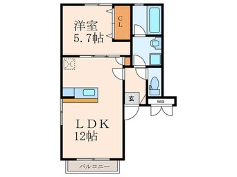 間取図 アールエムハイツⅢ