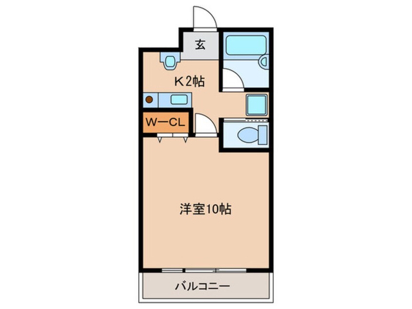 間取図 サニーハイツ野芥