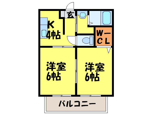 間取り図 メゾン・ラ・クロセットＢ棟