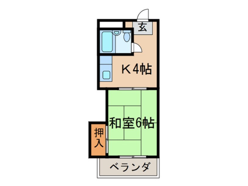 間取図 シャトレ山寺