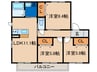 ファインメゾン上の原Ⅲ 3LDKの間取り
