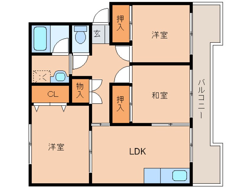 間取図 シティーコア大和