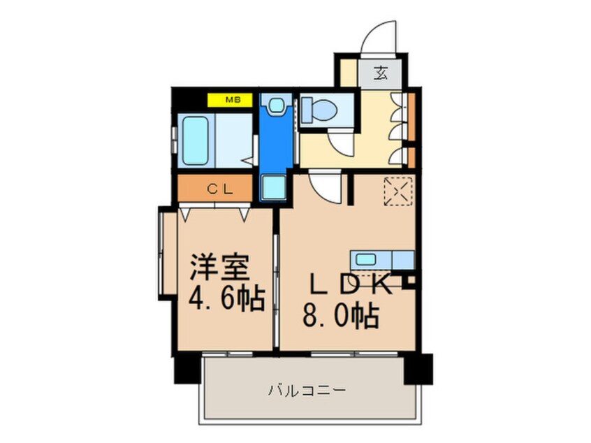 間取図 ヴィスキオ青葉南