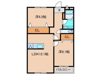 間取図 仮)ヴァリオブランカ