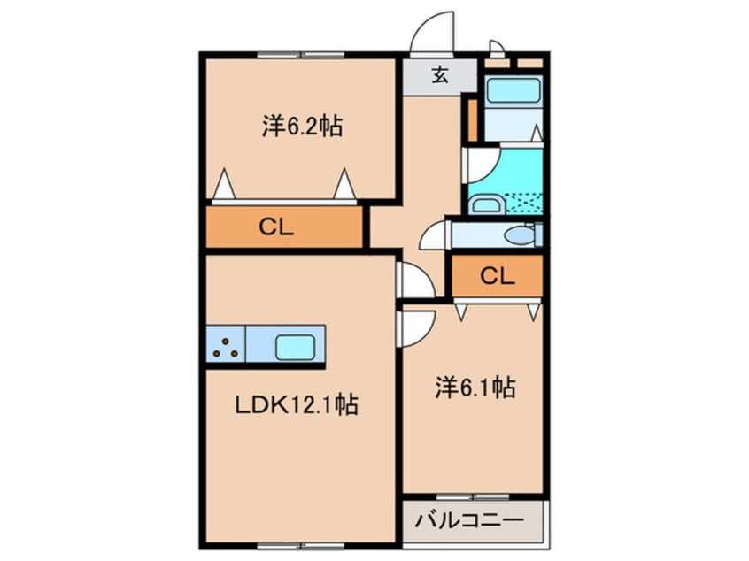 間取図 仮)ヴァリオブランカ