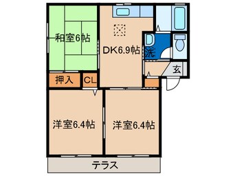間取図 アルト　リザイヤＡ棟