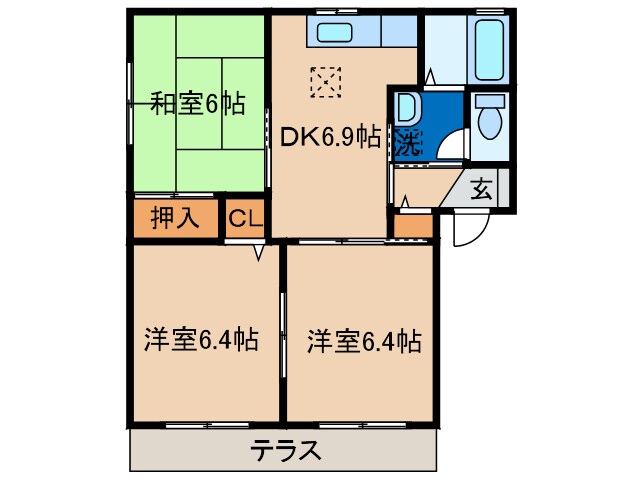 間取り図 アルト　リザイヤＡ棟