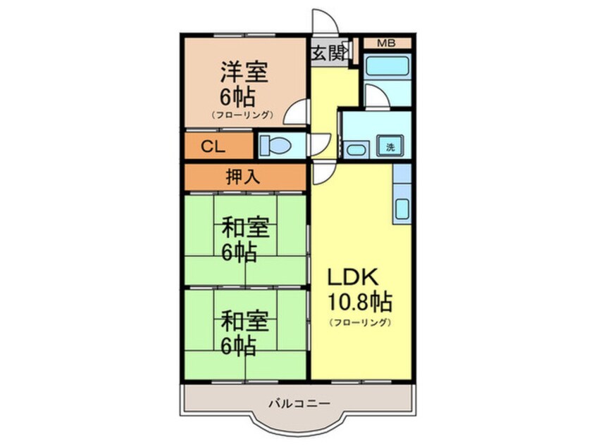 間取図 ピア博多南