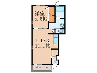 間取図 グランシャリオひびき