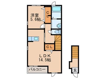 間取図 グランシャリオひびき