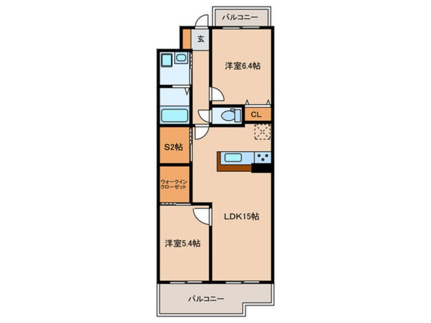 間取図 ﾏｲﾌﾟﾚｲｽ赤坂けやきの杜