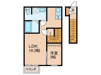 間取図 CASA上津