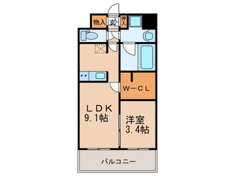 間取図 ＨＳＫ博多ステーション