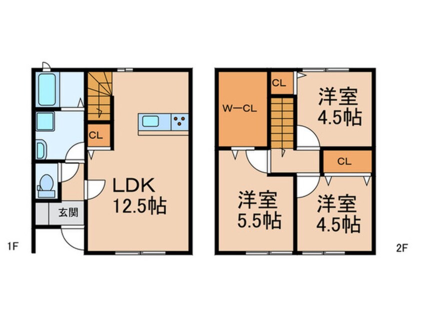 間取図 仮)LUANA GARDEN A棟