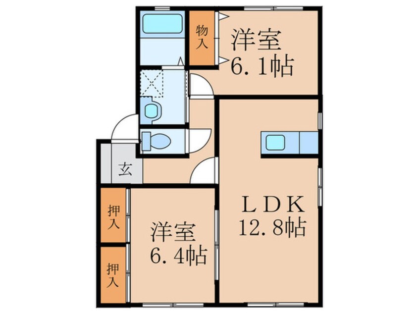 間取図 アヴェニール泉　Ａ棟