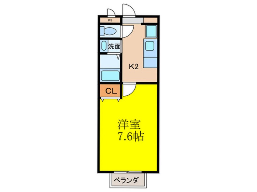 間取図 リヴィエール Ⅱ