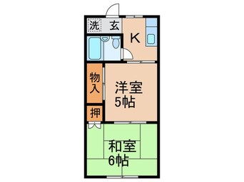 間取図 住吉ハイツ