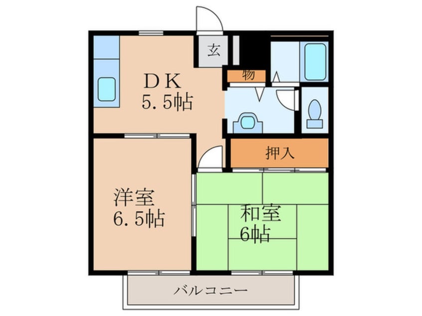間取図 キャビン一番館