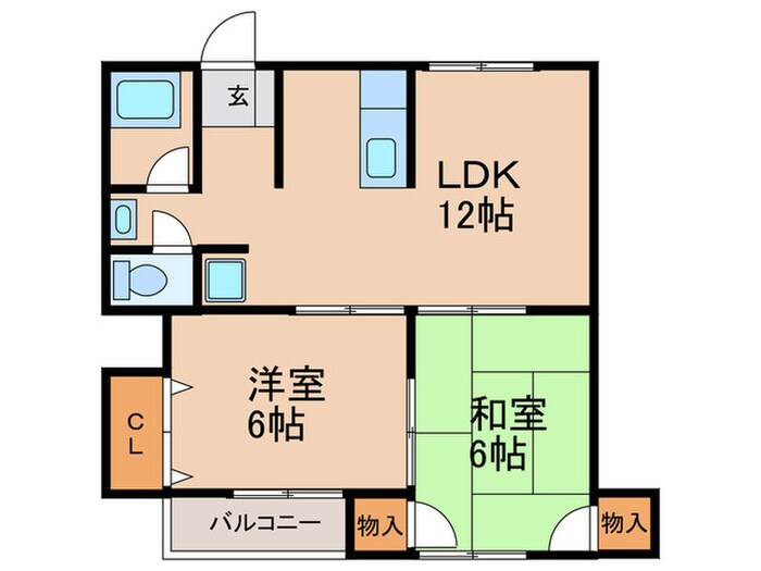 間取り図 ホワイトコーポ