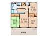ピア白水ヶ丘 3LDKの間取り