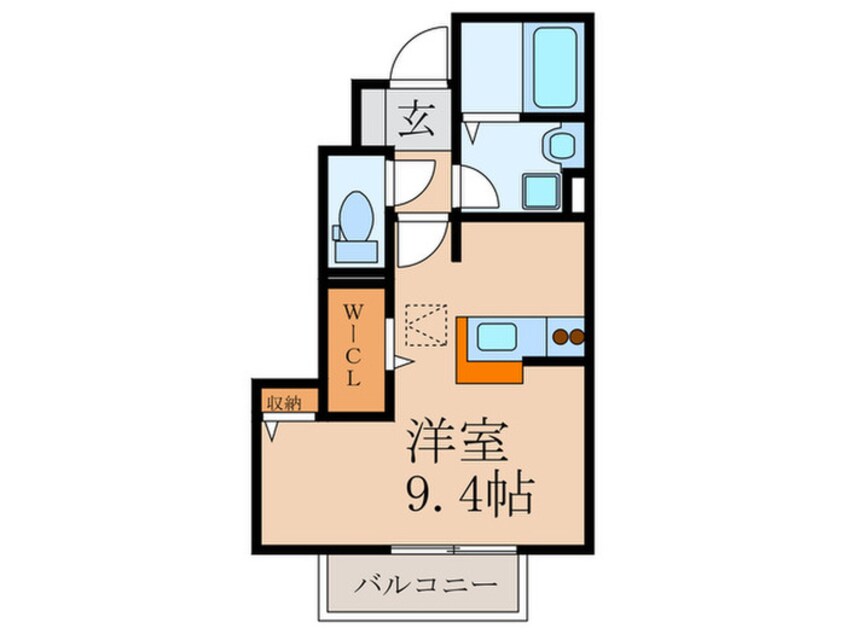 間取図 アミティエシゲ