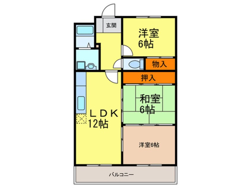 間取図 シャイネンＴ