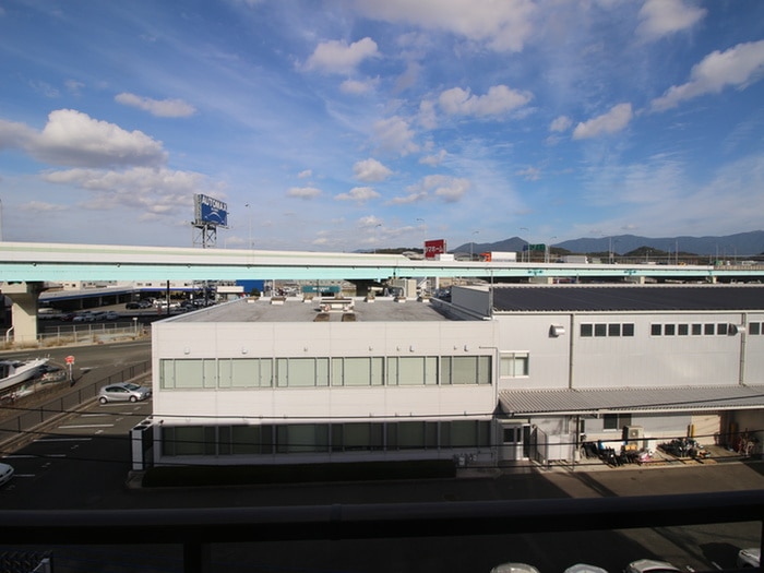 室内からの展望 スクエア西月隈