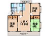 高義ビルⅢ 3LDKの間取り
