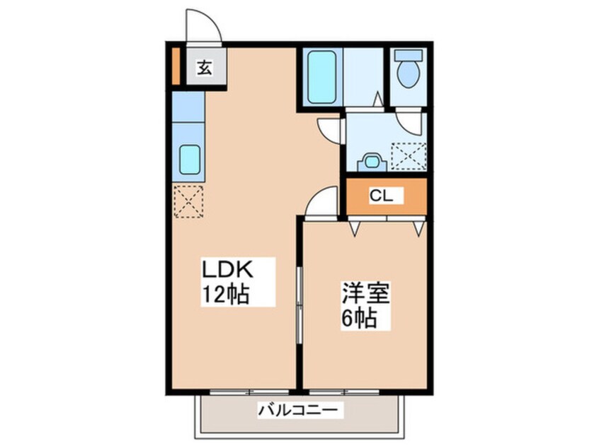 間取図 ボヌ－ル壱番館