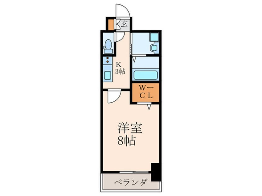 間取図 サンシャイン・プリンセス黒崎