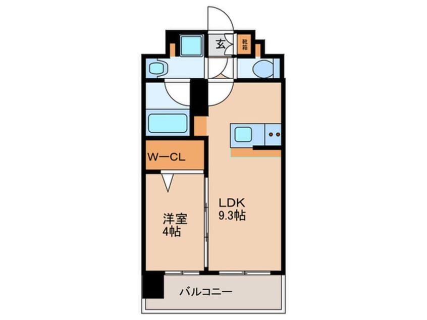間取図 シャトーボヌール