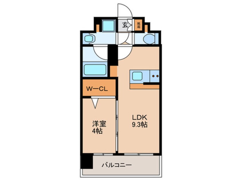 間取図 シャトーボヌール