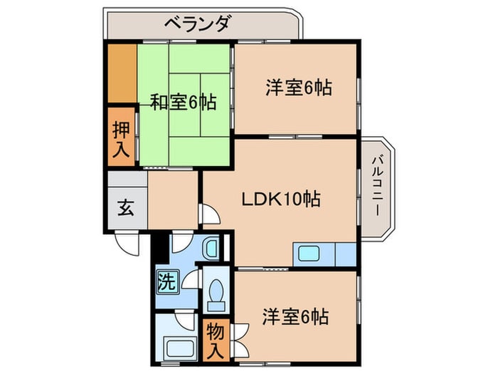 間取り図 マークハイツ若葉