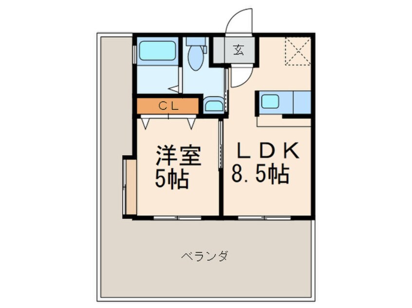 間取図 プレステージ・デルクラシック