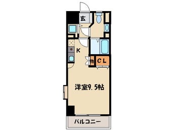 間取図 マーレタワー天神