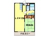 メゾン住吉 1LDKの間取り