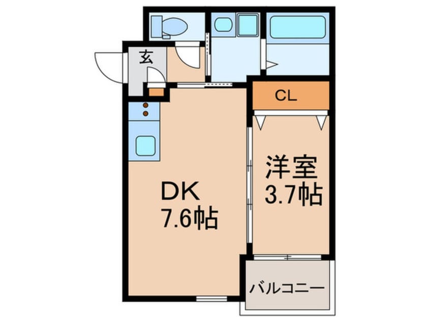 間取図 Lots二日市