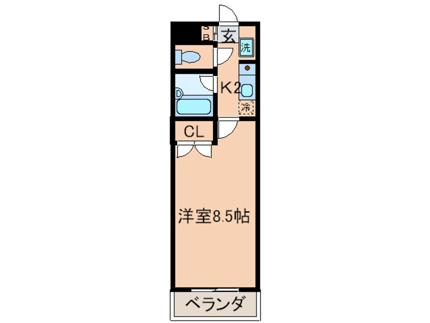 間取図 ヤマゼンロイヤルパレス