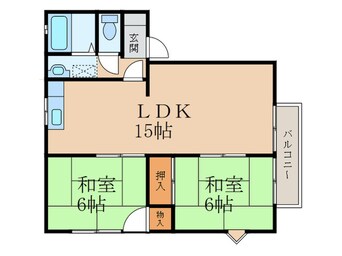 間取図 カサブランカパートⅠＢ棟