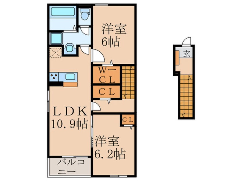 間取図 ロータス田川Ⅰ