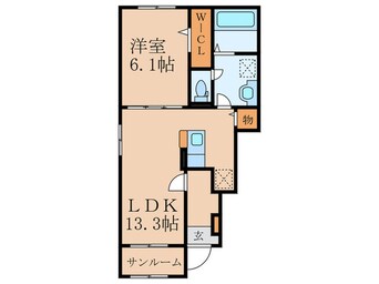 間取図 ロータス田川Ⅱ