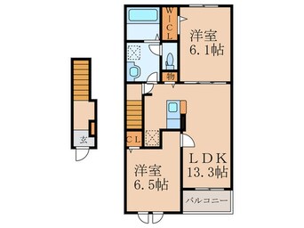 間取図 ロータス田川Ⅱ