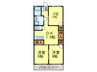 FULL HOUSE KOKURA 3DKの間取り